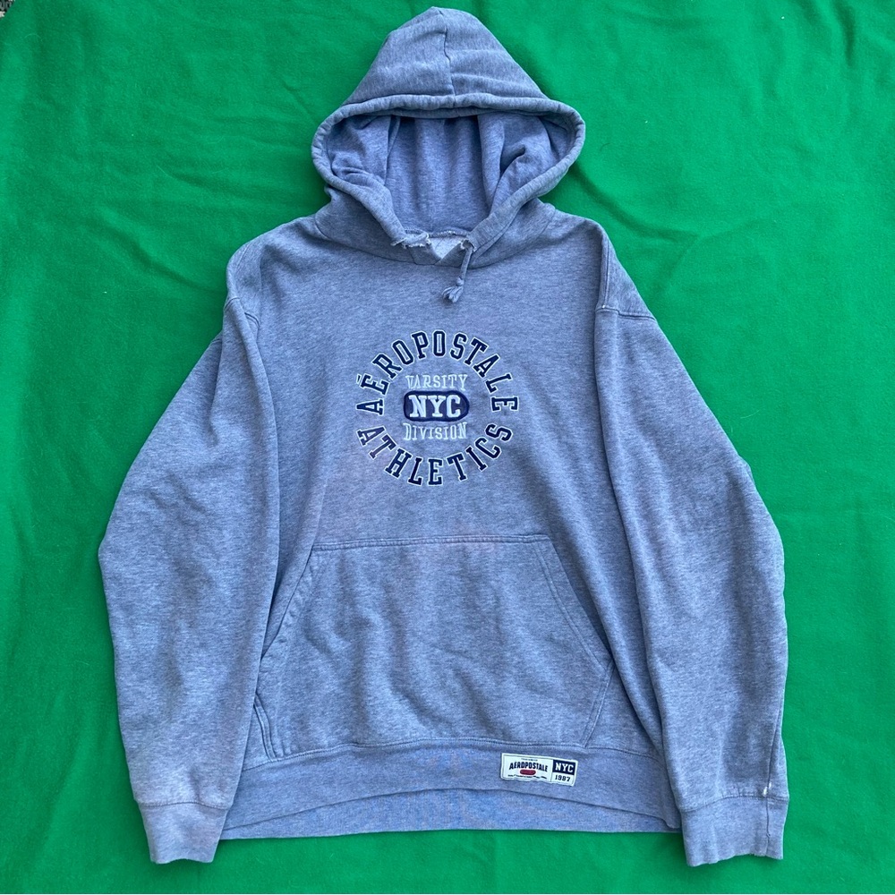 Aeropostale Gray Sweatshirt Classic Pullover Hoodie